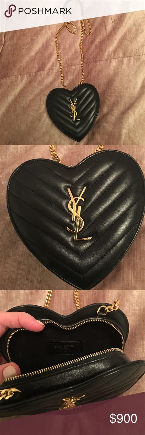 heart ysl bag|ysl heart bag black.